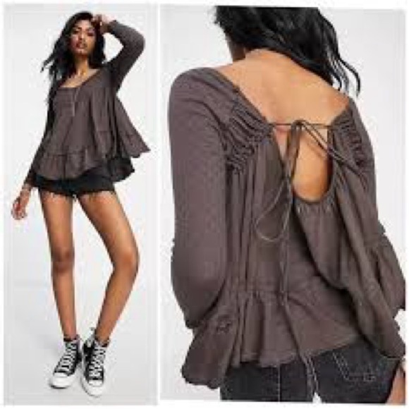 Free People Tops - Free People Sundae long sleeve layer top